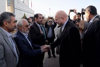 رئیس مجلس شورای اسلامی وارد کرمان شد