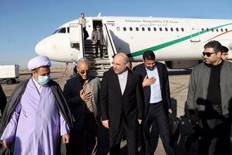 رئیس مجلس شورای اسلامی وارد کرمان شد