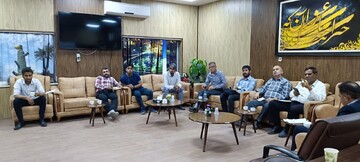 گزارش تصویری نشست خبری و بازدید میدانی از پروژه های عمرانی شهرداری لامِرد توسط خبرنگاران فعال خبرگزاری ها- عکاس احسان جعفری