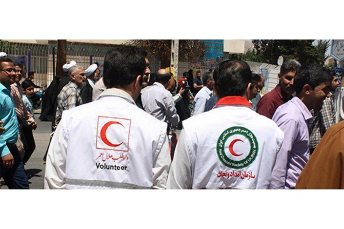پوشش امدادی راهپیمایی روز قدس با حضور ۹ تیم عملیاتی هلال احمر استان زنجان