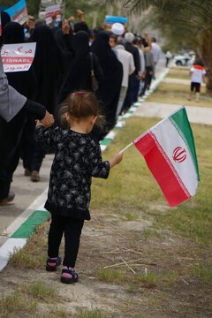 گزارش تصویری راهپیمایی روز جهانی قدس ، شهر لامِرد فارس - عکاس محمود صابری زاده