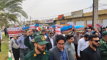 گزارش تصویری راهپیمایی روز جهانی قدس ، شهر لامِرد فارس - عکاس محمود صابری زاده