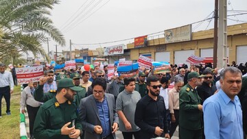 گزارش تصویری راهپیمایی روز جهانی قدس ، شهر لامِرد فارس - عکاس محمود صابری زاده