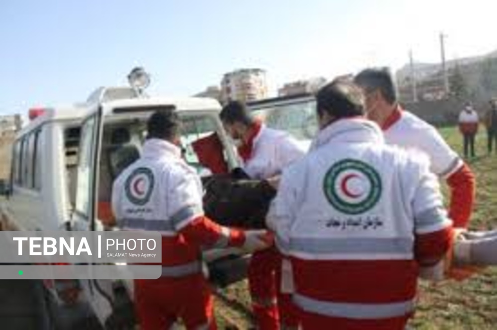 ۴۸۳ مورد امدادرسانی حوادث توسط هلال احمر استان زنجان انجام شده است