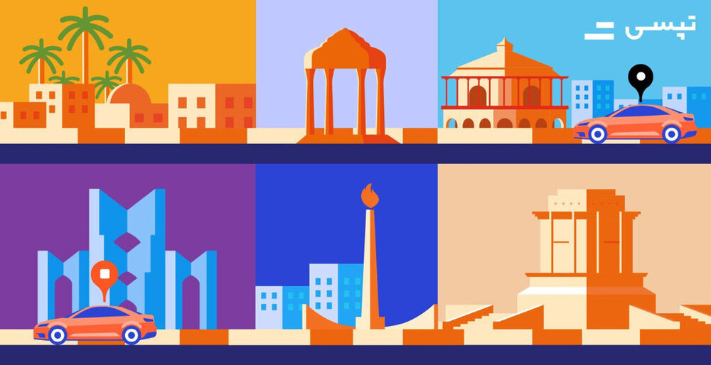 استقبال نوروزی از سرویس بین‌شهری  اپلیکیشن تپسی