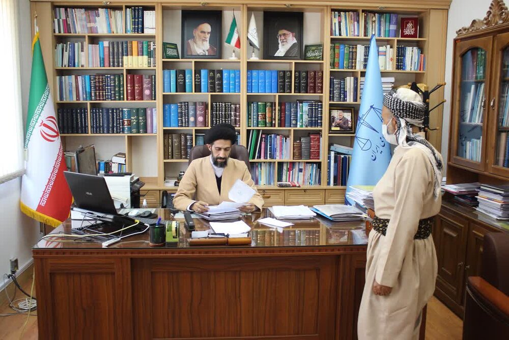 رسیدگی به درخواست قضایی بیش از ۸۰ کردستانی توسط رئیس کل دادگستری استان کردستان
