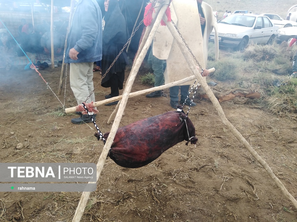 چهلم نوروز و شکرانه پخت" آش شیر" در پاریز
