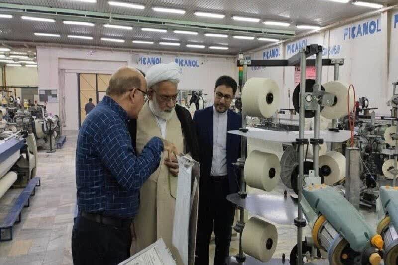 بازدید دادستان کل کشور از کارخانه نساجی شین بافت سنندج