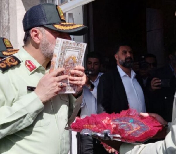 افتتاح سالن ورزش های آبی پلیس کرمان با حضور فرمانده کل انتظامی کشور