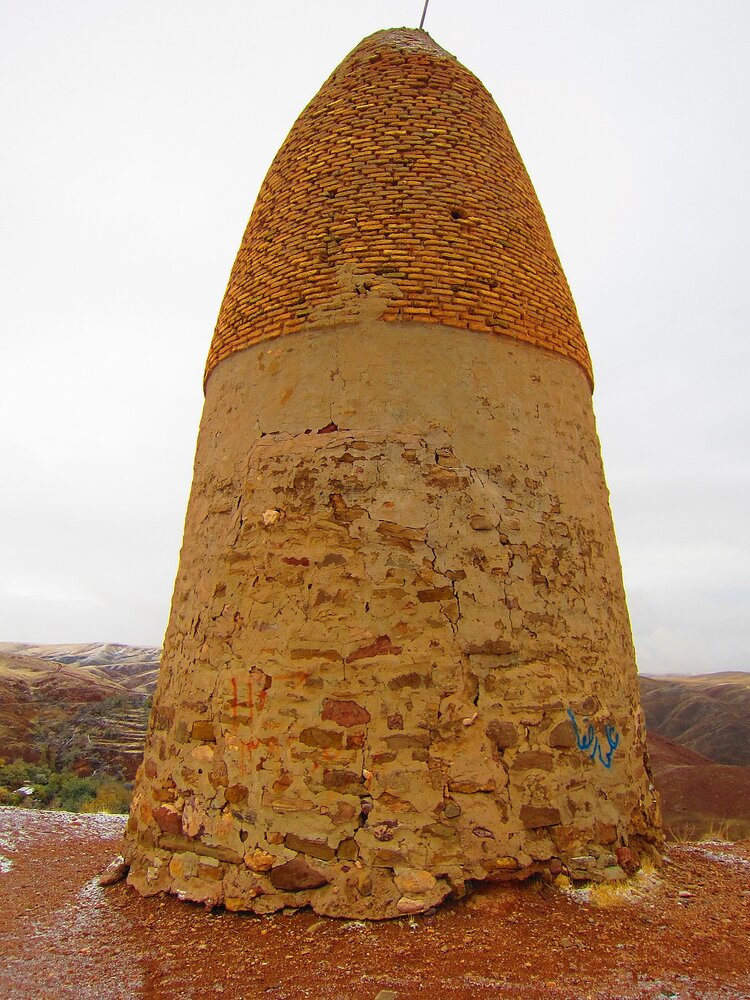 میل خوئین برج دیده بانی باستانی جاذبه گردشگری استان زنجان