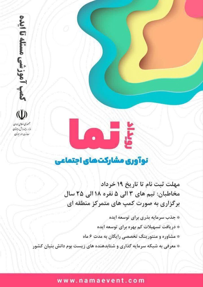 فراخوان رویداد ملی نوآوری در مشارکت های اجتماعی منتشر شد