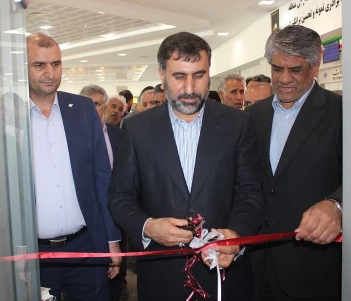 افتتاح باجه ارزی ریالی بانک ملی  در فرودگاه بین المللی لارستان