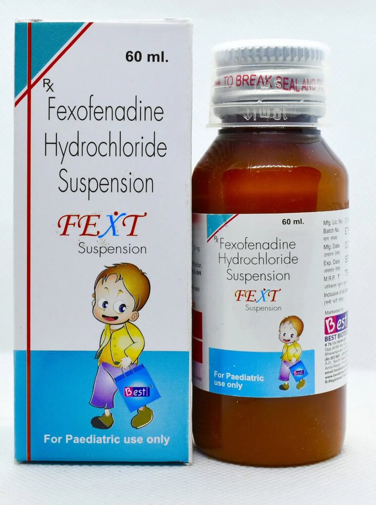 شربت فکسوفنادین برای درمان حساسیت در کودکان