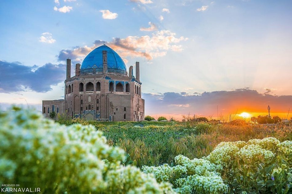 گنبد سلطانیه زنجان نماد تاریخ و هنر معماری ایران باستان