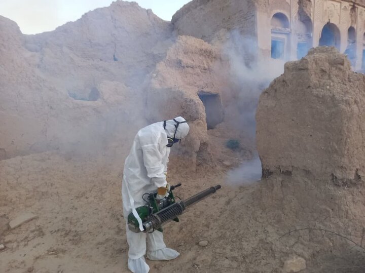 مبارزه شیمیایی با ناقل بیماری سالک در شهرستان فسا