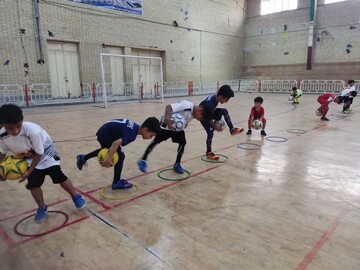 گزارش تصویری اوقات فراغت دانش آموزان در مدرسه فوتسال پدیده ساز زاهدی شهر لامِرد- عکاس : سمیه زاهدی