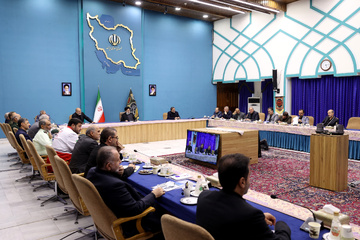 نشست ستاد مرکزی اربعین حسینی با حضور دکتر رئیسی