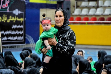 تجدید بیعت شیرخوارگان حسینی با شش ماهه کربلا