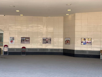 نمایشگاه نشان امید در ایوان انتظار مترو ولیعصر (عج)