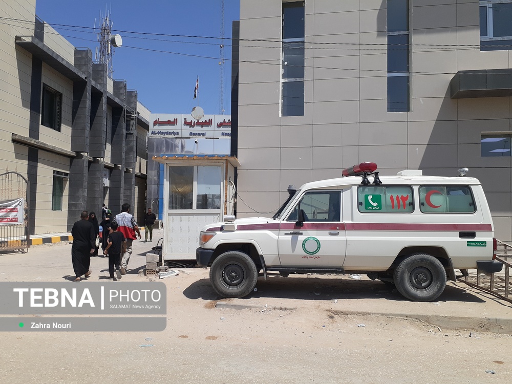 اسقرار ۲۳ نقطه درمانگاهی هلال احمر از مسیر نجف تا کربلا