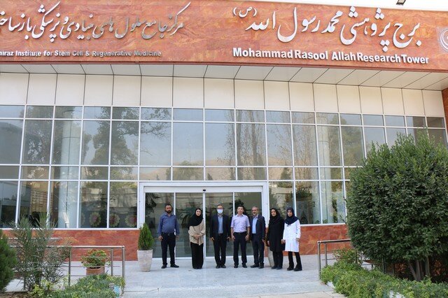 بازدید عضو هیأت علمی گروه پیوند دانشگاه قزاقستان غربی از دستاوردها و توانمندی های دانشگاه علوم پزشکی شیراز