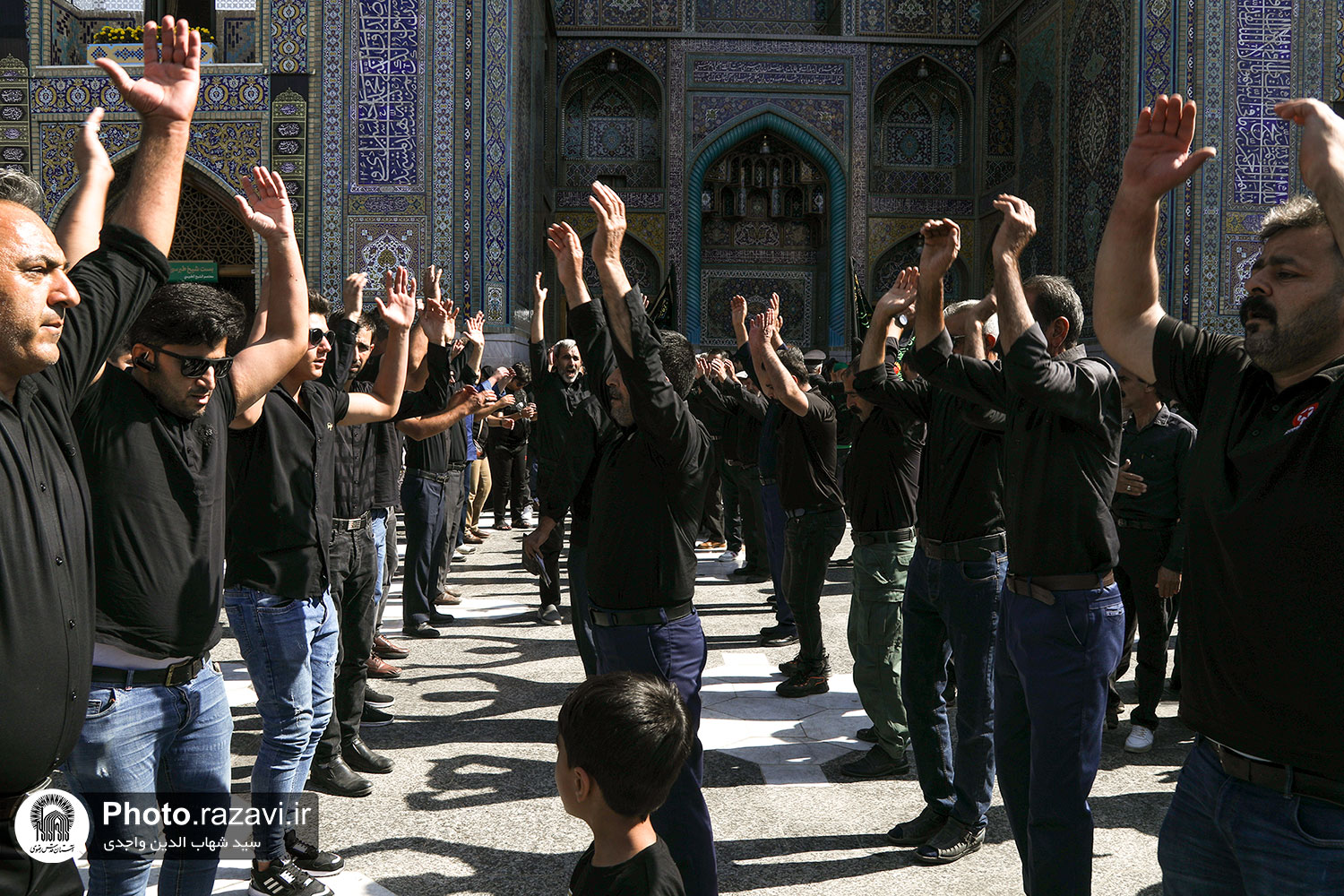 عزاداری روز شهادت امام رضا(ع) در مشهد + عکس