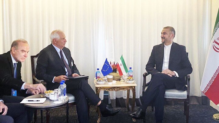 امیرعبداللهیان با مسئول سیاست خارجی اتحادیه اروپا دیدار کرد