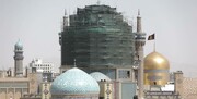 آغاز عملیات مرمت کاشی‌های گنبد مسجد گوهرشاد