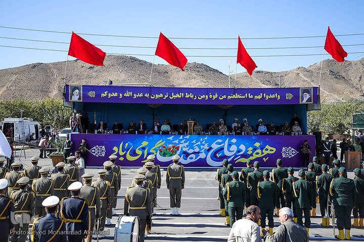 مراسم رژه نیروهای مسلح در مشهد+ عکس