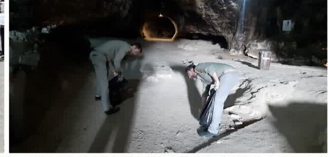 پاکسازی غار کرفتو در کردستان به مناسبت روز جهانی غارها پاکسازی غار کرفتو در کردستان به مناسبت روز جهانی غارها
