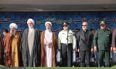صبحگاه مشترک نیروهای مسلح استان کرمان