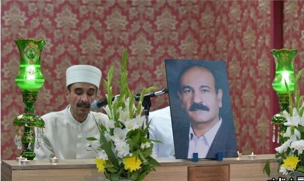 آیین پرسه روانشاد "فردوس کاویانی" در کرمان برگزار شد