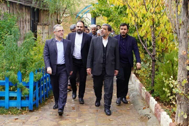 بازدید وزیر میراث فرهنگی  از منطقه گردشگری صلوات آباد سنندج