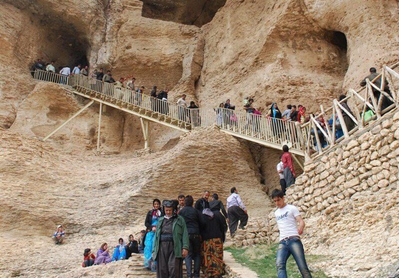 محوطه غار کرفتو تبدیل به کارگاه گردشگری می شود