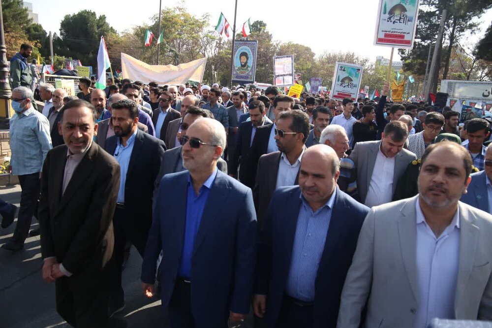 حماسه آفرینی مردمان ملک سلیمانی در ۱۳ آبان ماه