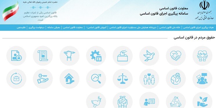 آخرین وضعیت سامانه ملی اجرای قانون اساسی