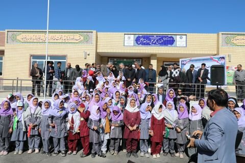 افتتاح مدرسه خیرساز ۶ کلاسه در زرند