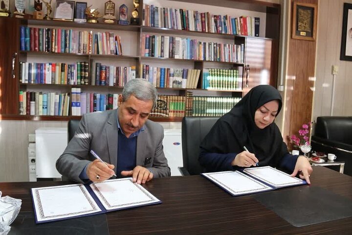 انعقاد تفاهم نامه همکاری کتابخانه‌های عمومی و اداره کل بهزیستی کردستان
