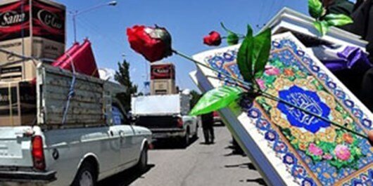 اهدای جهیزیه به نوعروسان سروستان فارس