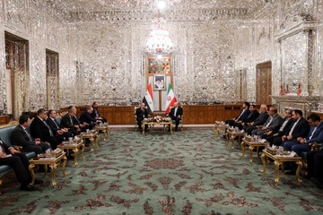 دیدار نخست وزیر سوریه با دکتر محمدباقر قالیباف