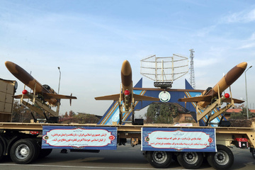 آیین الحاق گروه‌های پروازی پهپاد کرار به نیروی پدافند هوایی ارتش