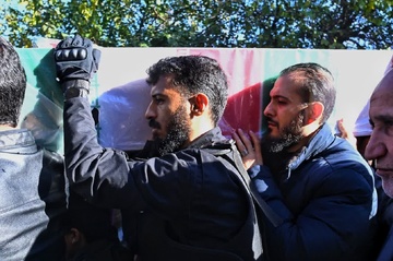 گزارش تصویری| تشییع پیکر ۲ شهید گمنام در گلستان