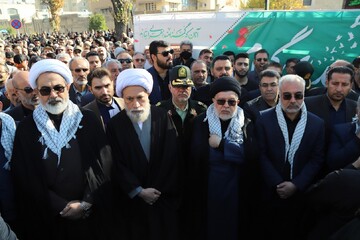 گزارش تصویری تشییع پیکر شهدای گمنام در شیراز