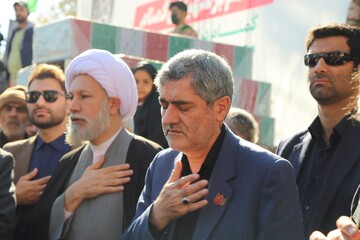 گزارش تصویری تشییع پیکر شهدای گمنام در شیراز