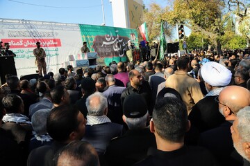 گزارش تصویری تشییع پیکر شهدای گمنام در شیراز