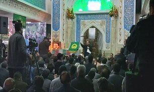 وداع با شهید ۱۹ ساله در بیت‌ الزهرای حاج قاسم