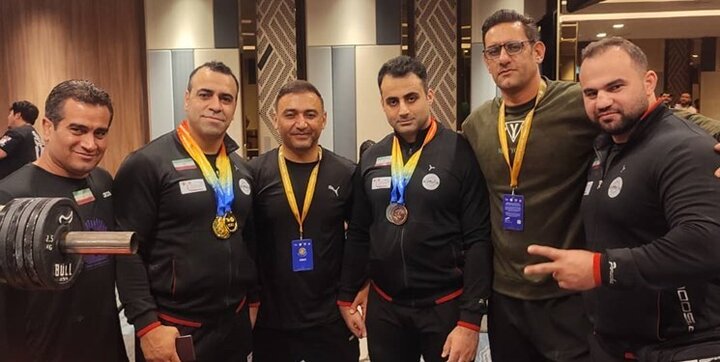 رضایی دومین مرد طلایی ایران در پاورلیفتینگ قهرمانی آسیا