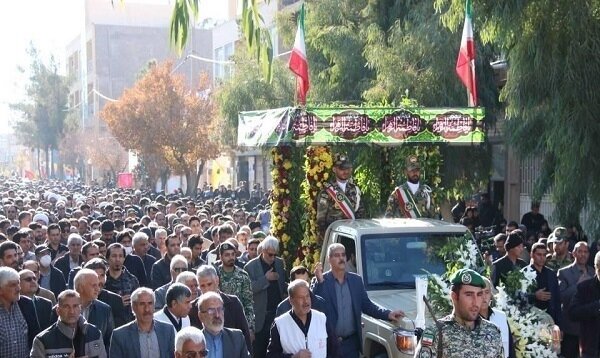 تشییع شهید مدافع وطن در رفسنجان