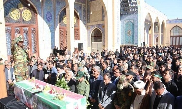 تشییع شهید مدافع وطن در رفسنجان