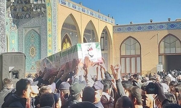 تشییع شهید مدافع وطن در رفسنجان